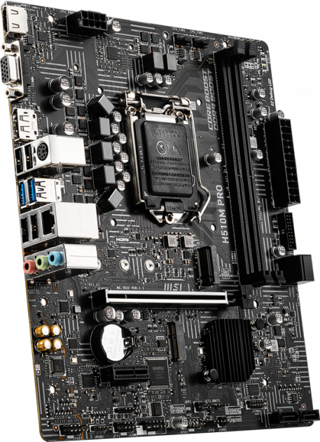MSI H510M PRO / mATX Socket 1200 Dual 2xDDR4 3200