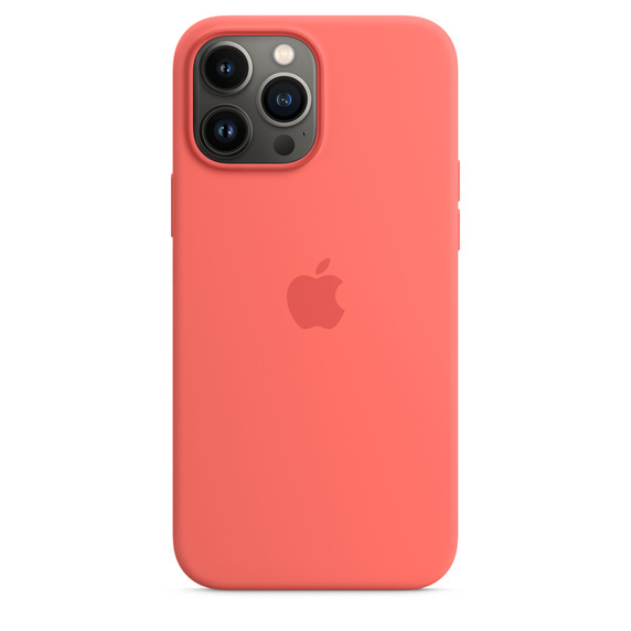 Apple Original iPhone 13 Pro Max Silicone Case with MagSafe / A2708 / Coral