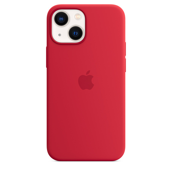 Apple Original iPhone 13 mini Silicone Case with MagSafe / A2705 / Red