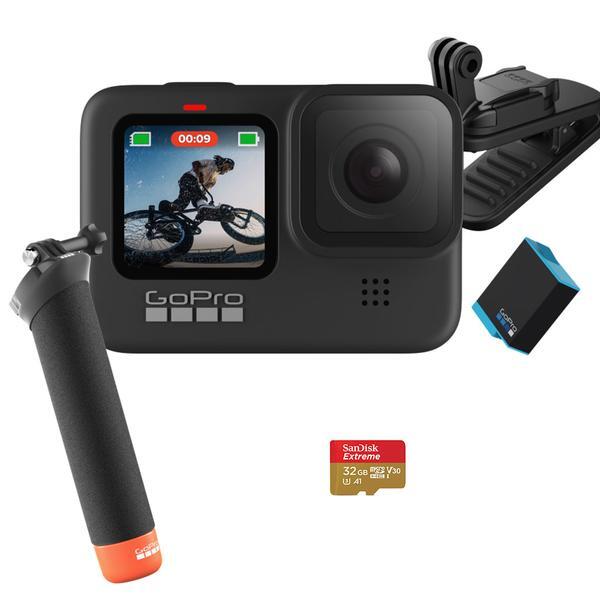 GoPro HERO 9 Black + 32Gb + Handler + Clip Mount