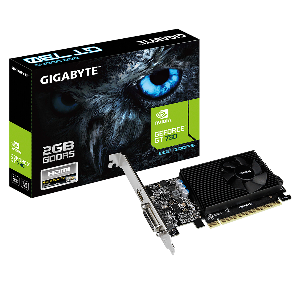 GIGABYTE GeForce GT730 2GB DDR5 64bit / GV-N730D5-2GL