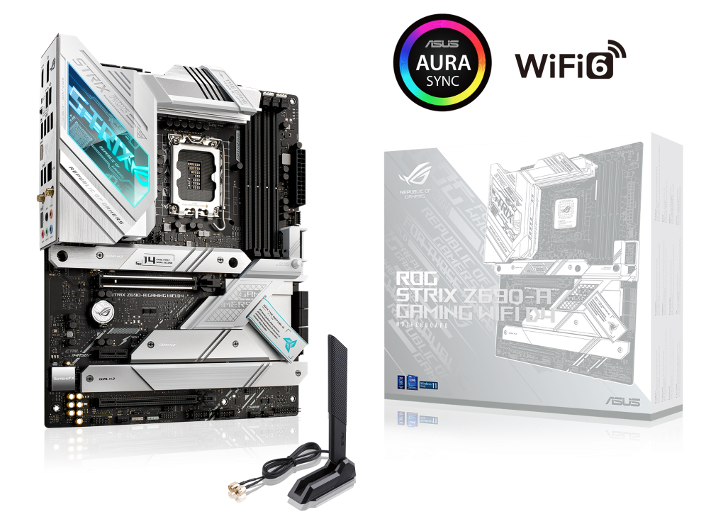 ASUS ROG STRIX Z690-A GAMING WI-FI D4 / ATX S1700 4x DDR4 5333