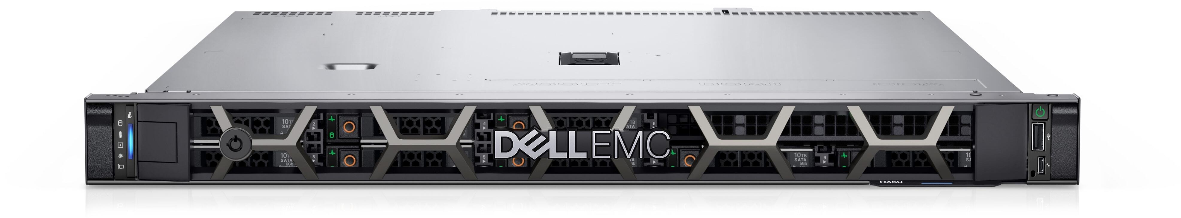 DELL PowerEdge R350 1U / Xeon E-2356G / 2x 16GB UDIMM DDR4 / 480GB SATA SSD / 1.2TB HDD SAS / iDRAC9 / 350W /