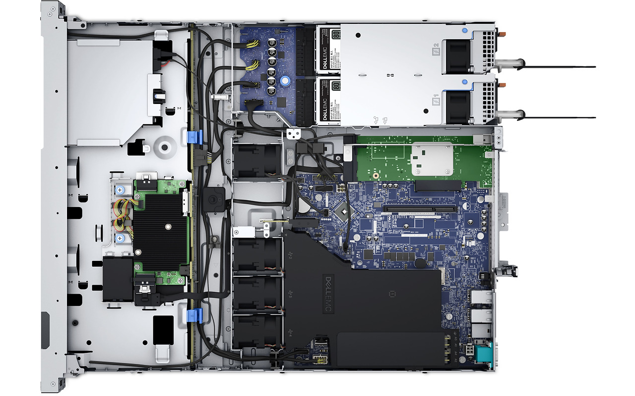 DELL PowerEdge R350 1U / Xeon E-2356G / 2x 16GB UDIMM DDR4 / 480GB SATA SSD / 1.2TB HDD SAS / iDRAC9 / 350W /