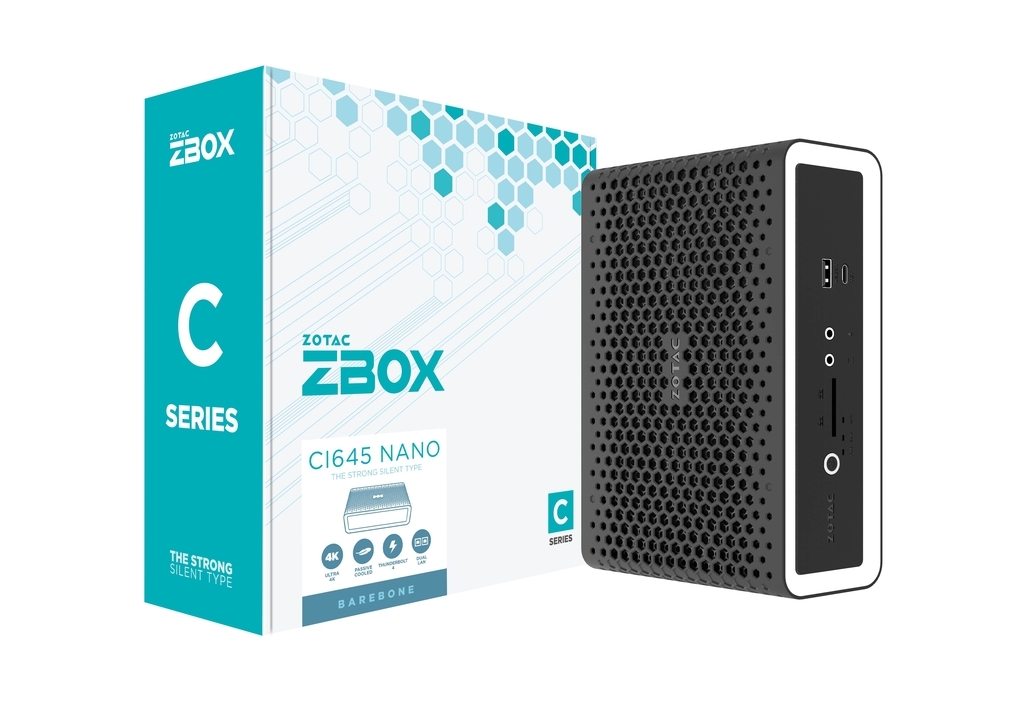 ZOTAC ZBOX-CI645NANO-BE / Core i5-1135G7 / Intel Iris Xe / Barebone