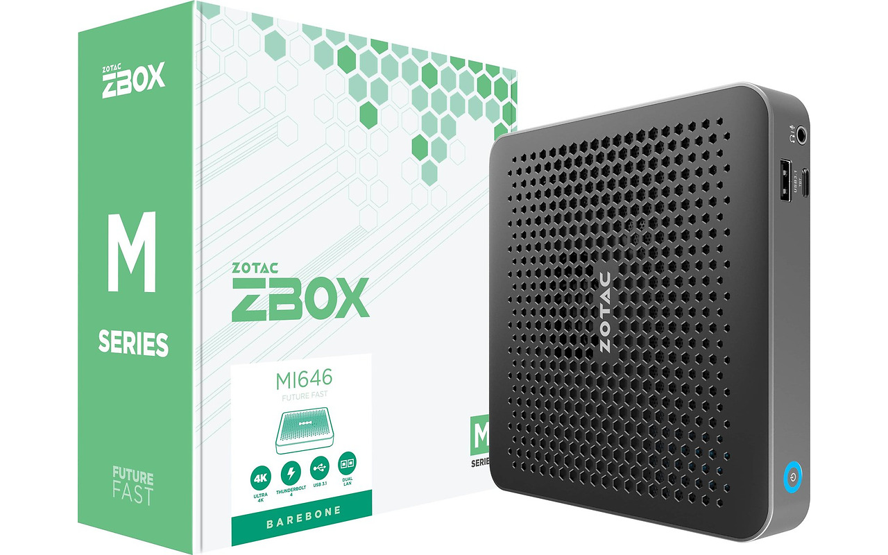 ZOTAC ZBOX-MI646-BE / Core i5-1135G7 / Barebone