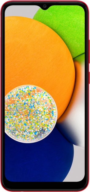 Samsung Galaxy A03 / 6.5'' PLS TFT / Octa-core / 3Gb / 32Gb / 5000mAh / Red