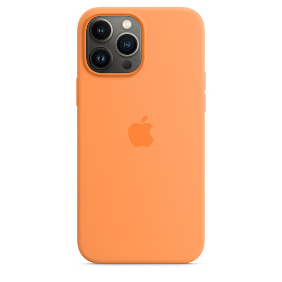Apple Original iPhone 13 Pro Max Silicone Case with MagSafe / A2708 / Orange