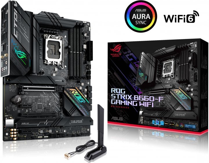 ASUS ROG STRIX B660-F GAMING WI-FI / ATX LGA1700 4x DDR5 6000
