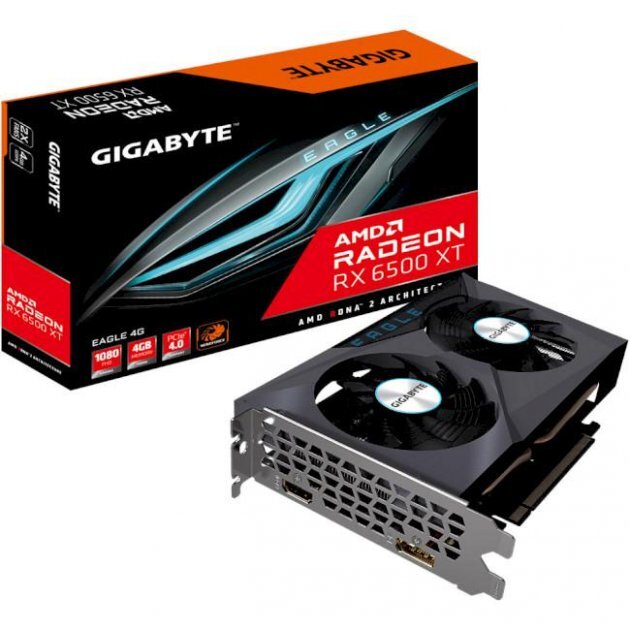 GIGABYTE Radeon RX 6500 XT 4GB GDDR6 64bit Eagle / GV-R65XTEAGLE-4GD