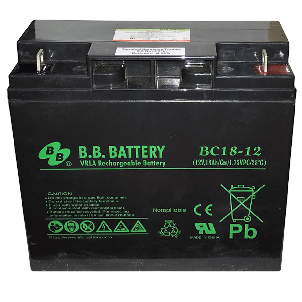 B.B. Battery BC18-12 / 12V 18AH