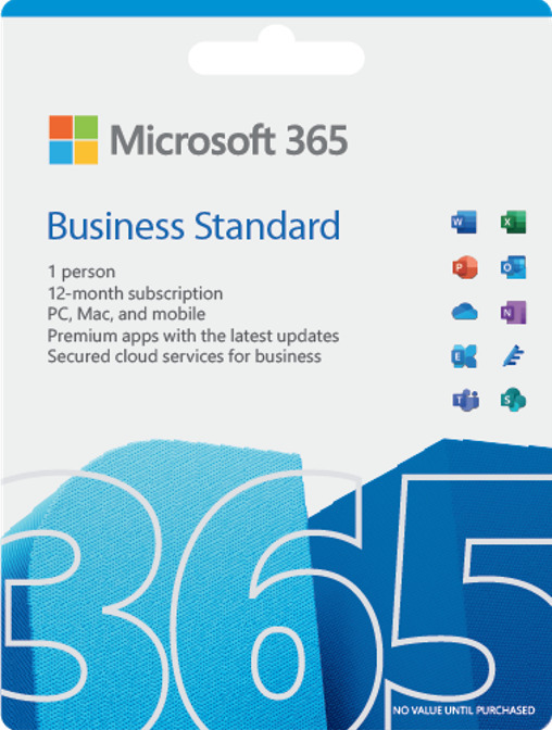Microsoft 365 BUSINESS STANDARD RETAIL P8 / English