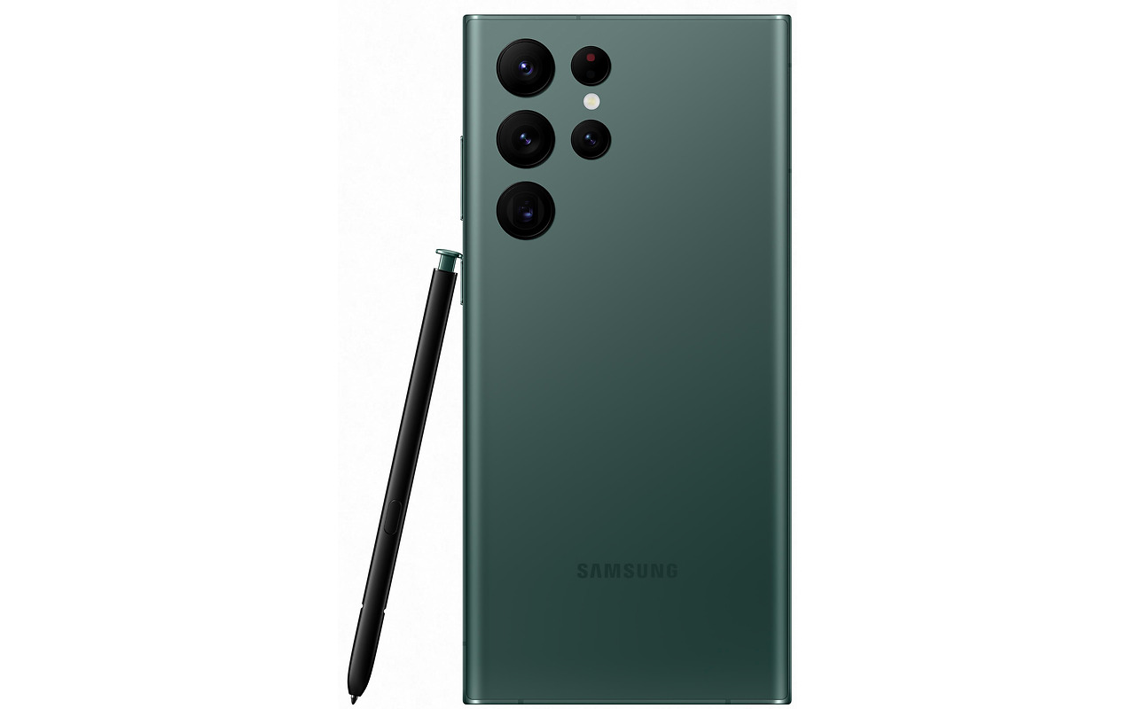 Samsung Galaxy S22 Ultra / 6.8 Dynamic AMOLED 2X 120Hz / Snapdragon 8 Gen 1 / 8GB / 128GB / 5000mAh / Green