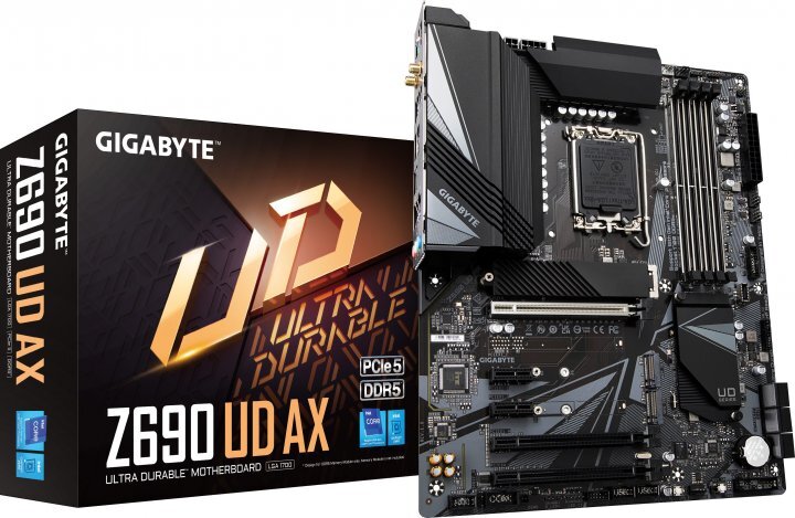 GIGABYTE Z690 UD AX / ATX Socket 1700 Dual 4xDDR5 6000