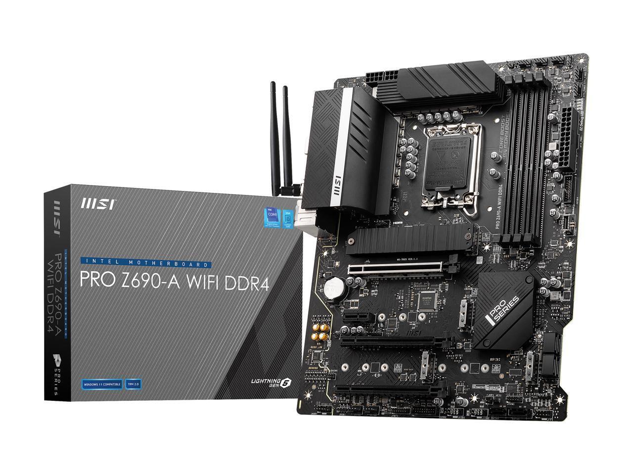 MSI PRO Z690-A WI-FI DDR4 / ATX Socket 1700 Dual 4xDDR4 5200