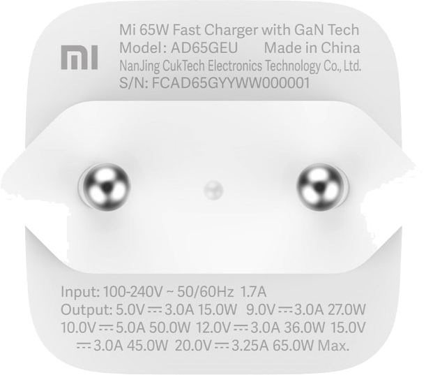 Xiaomi Mi GaN Charger Type-C 65W