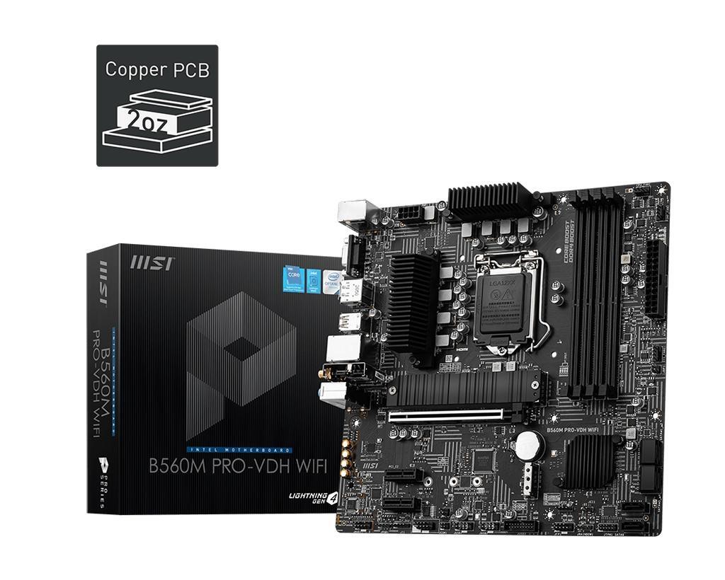 MSI B560M PRO WI-FI / mATX Socket 1200 Dual 2xDDR4 5200