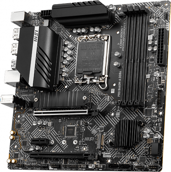 MSI PRO B660M-A DDR4 / mATX Socket 1700 Dual 4xDDR4 4800