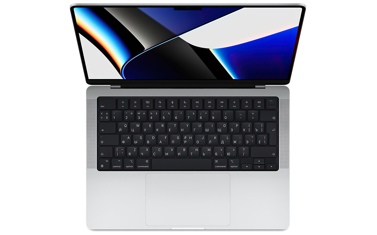 Apple MacBook Pro / 14.2 Liquid Retina XDR / M1 Pro / 8 core CPU / 14 core GPU / 16GB RAM / 512Gb SSD / Type-C 96W AC Adapter / Silver