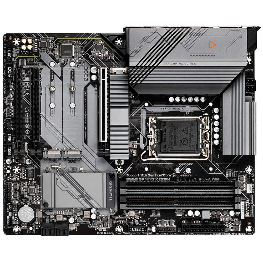GIGABYTE B660 GAMING X DDR4 1.0 / ATX LGA1700 4xDDR4 4400