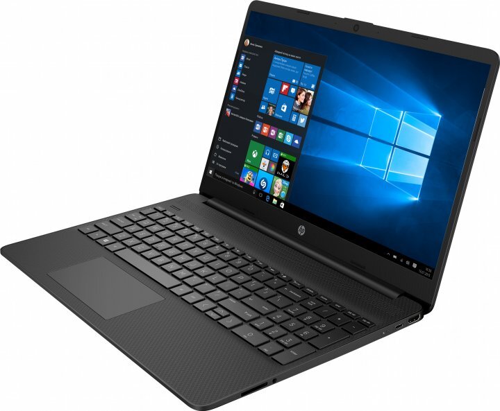 HP Laptop 15s Jet Black / 15.6'' IPS FullHD / Ryzen 7 5700U / 8GB DDR4 / 512GB NVMe / AMD Radeon / FreeDOS / 4H2W0EA#ACB