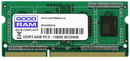 GOODRAM GR1333S364L9S/4G / 4GB DDR3 1333 SODIMM