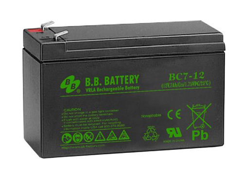 B.B. Battery BC7-12 T2 / 12V 7AH