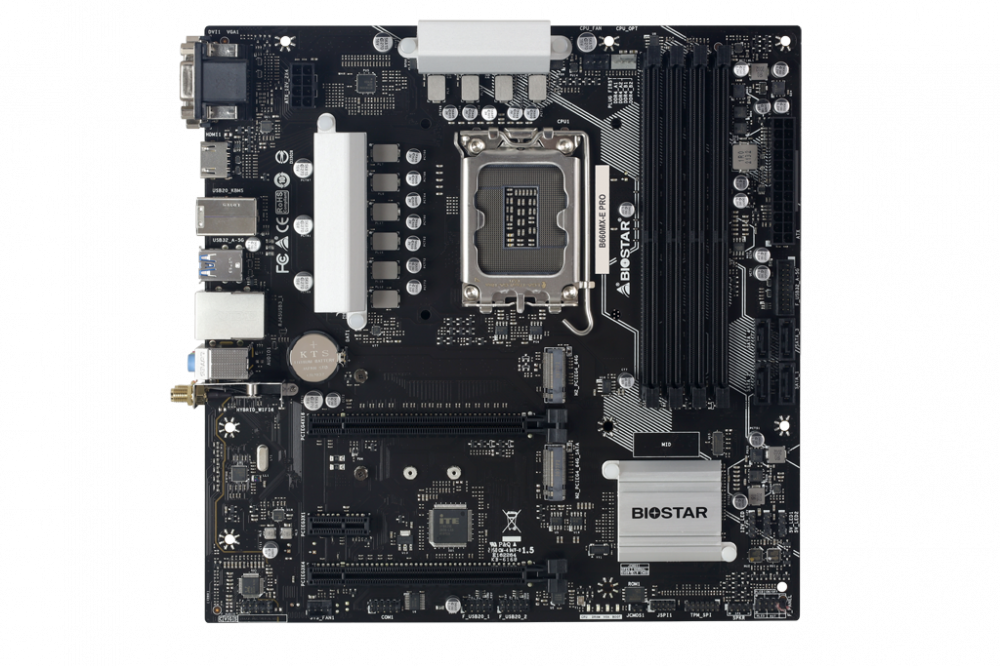 Biostar B660MX-E / mATX Socket 1700 Dual 2xDDR4-4000