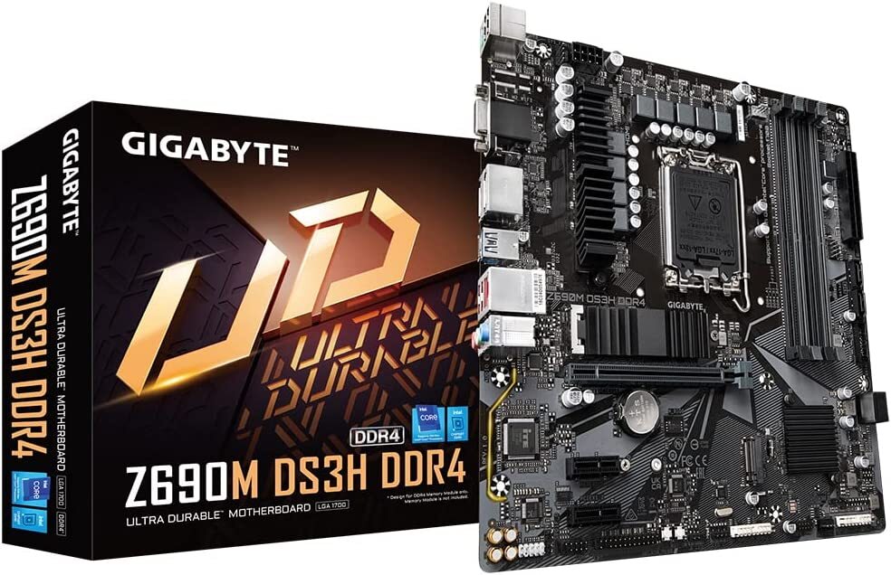 GIGABYTE Z690M DS3H DDR4 / mATX LGA1700 DDR4 5333