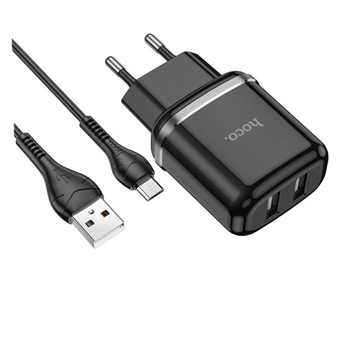 Hoco N4 Aspiring dual port charger / Micro