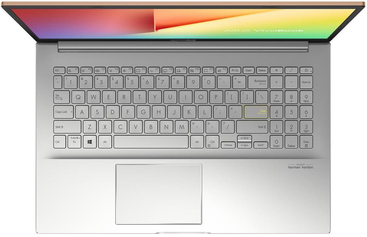 ASUS VivoBook K513EA / 15.6" FullHD OLED / Core i3-1125G4 / 8GB DDR4 / 256GB SSD / No OS / Gold