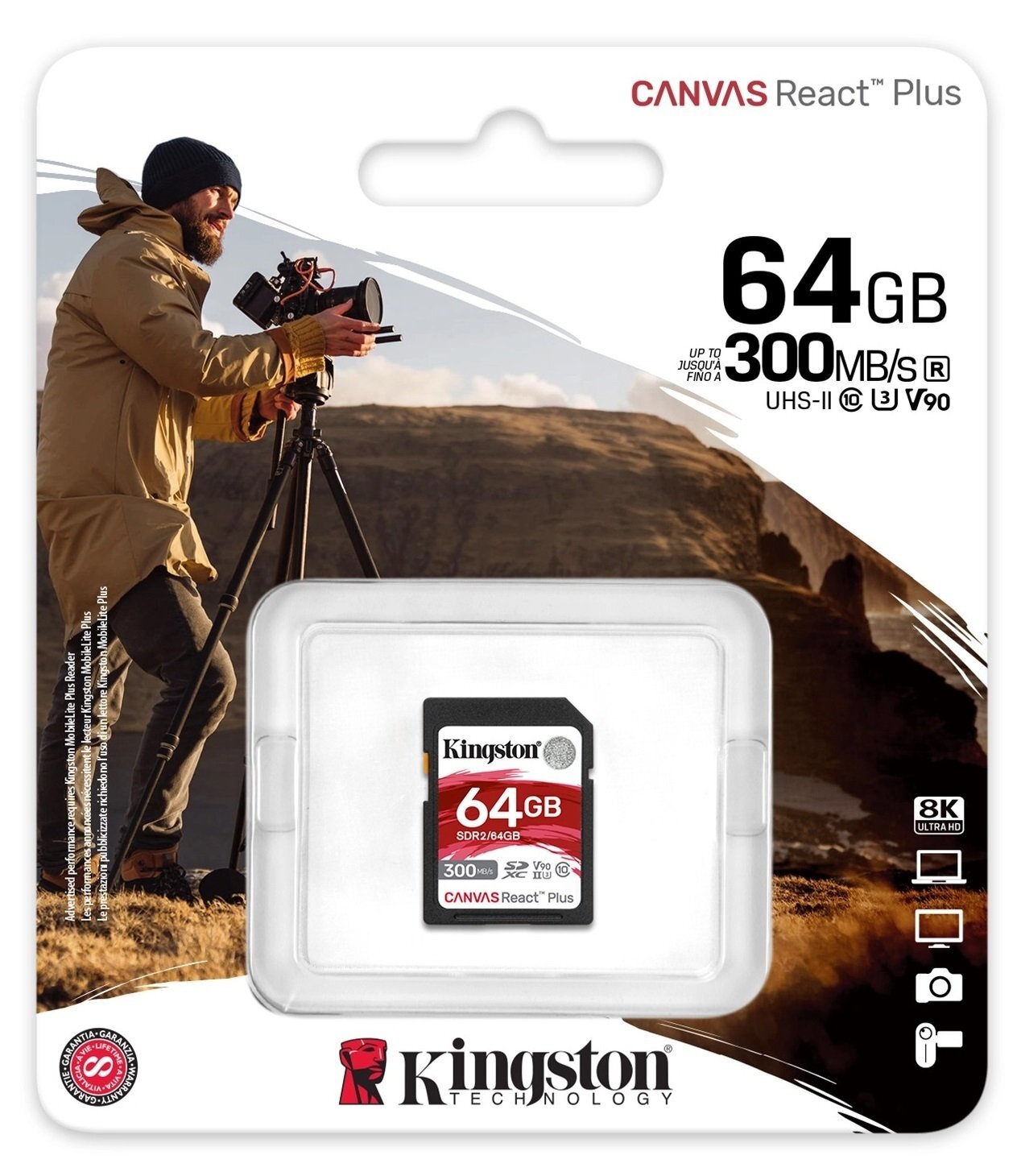 Kingston Canvas React Plus SDR2/64GB