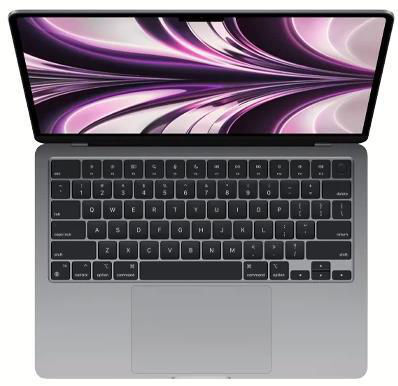 Apple MacBook Air / 13.6 Retina / Apple M2 / 8 core CPU / 10 core GPU / 8Gb RAM / 512Gb SSD / Monterey / Grey