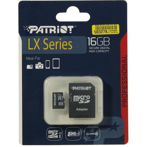 Patriot LX PSF16GMCSDHC10 / 16GB