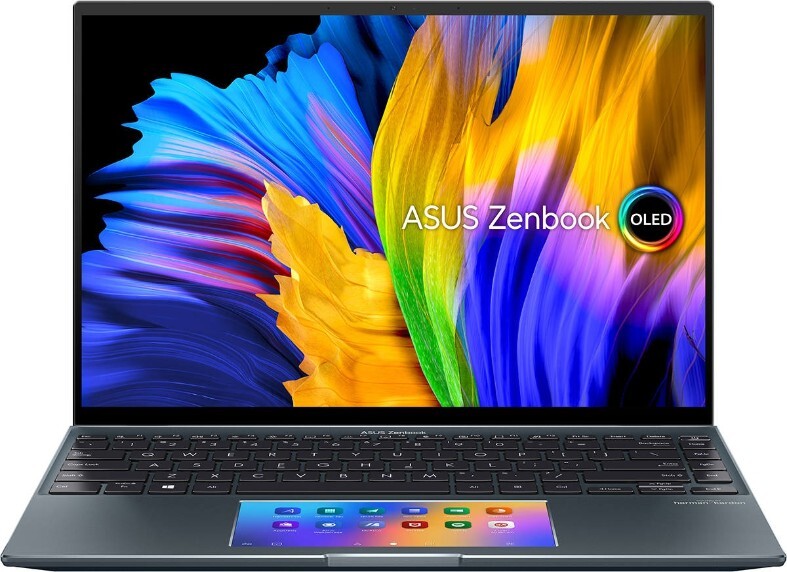 ASUS Zenbook 14X OLED RX5400EG / 14 OLED 2.8K + 5.65 ScreenPad 2.0 / Core i7-1165G7 / 16Gb RAM / 1.0Tb SSD / GeForce MX450 2Gb / Windows 11 Home