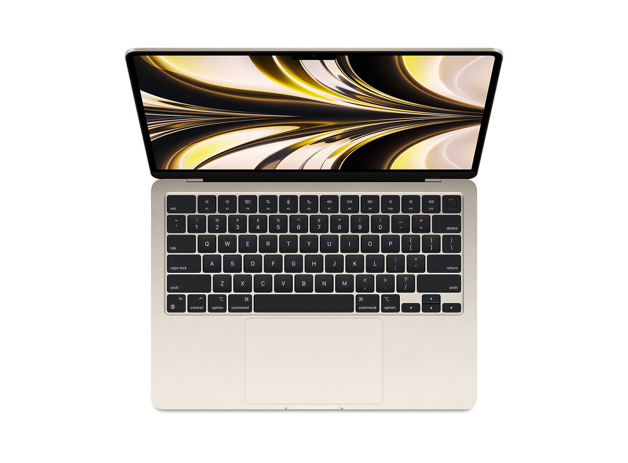 Apple MacBook Air / 13.6 Retina / Apple M2 / 8 core CPU / 8 core GPU / 16Gb RAM / 256Gb SSD / Monterey Gold