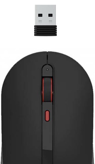 Xiaomi MIIIW Wireless Mute Mouse Black