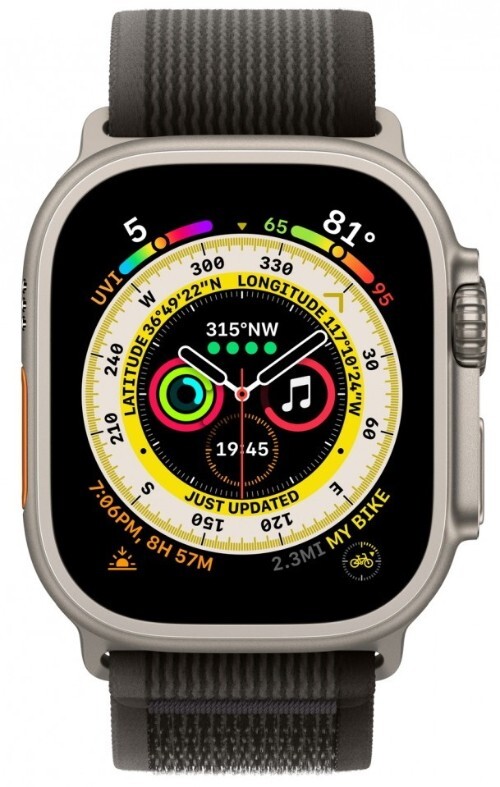 Apple Watch Ultra GPS 49mm Cellular / Titanium Case / Trail Loop M/L Black