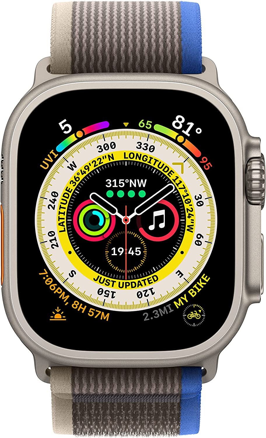 Apple Watch Ultra GPS 49mm Cellular / Titanium Case / Trail Loop M/L