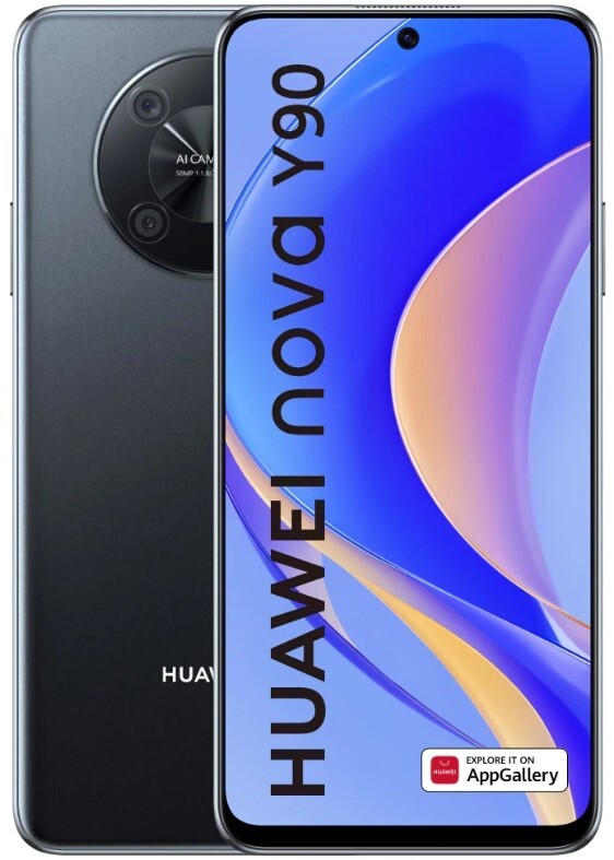 Huawei Nova Y90 / 6.7 IPS 90Hz / Snapdragon 680 / 6GB / 128GB / 5000mAh Black