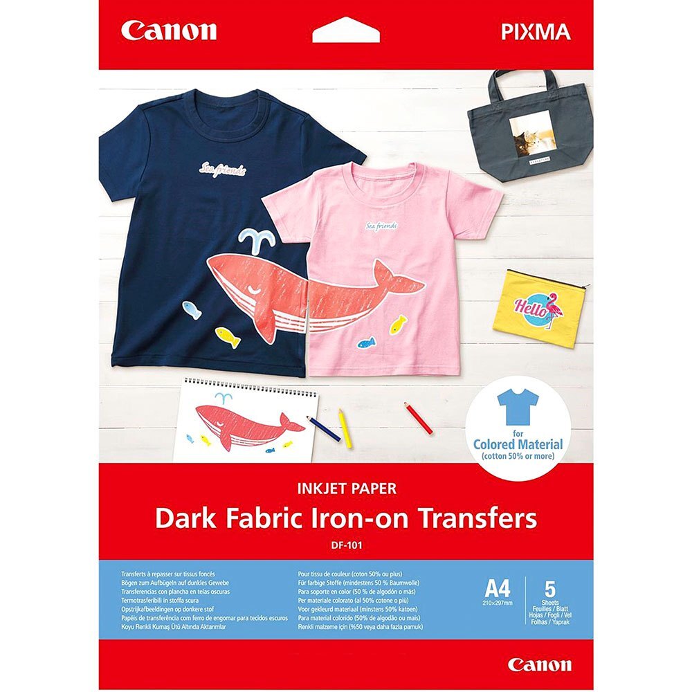 Canon DF-101 / Dark Fabric Iron-on Transfers
