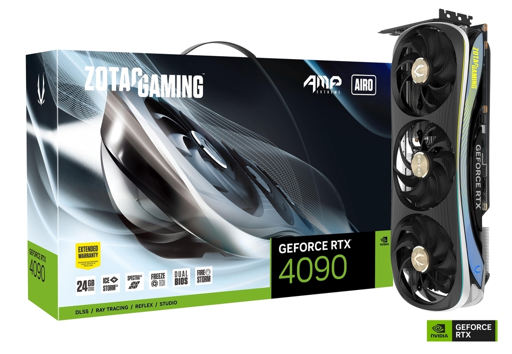 ZOTAC GeForce RTX 4090 AMP Extreme AIRO 24GB GDDR6X 384bit  / ZT-D40900B-10P