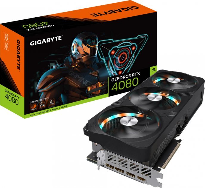 Gigabyte GeForce RTX 4080 16GB GDDR6X Gaming OC 256bit / GV-N4080GAMING OC-16GD
