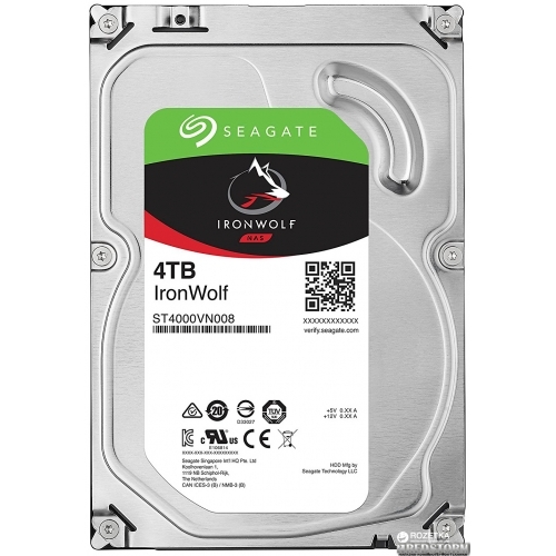 Seagate IronWolf ST4000VN008 / 4.0TB 3.5 HDD