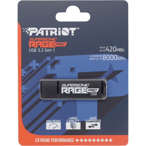 Patriot Supersonic Rage Pro 128Gb / PEF128GRGPB32U
