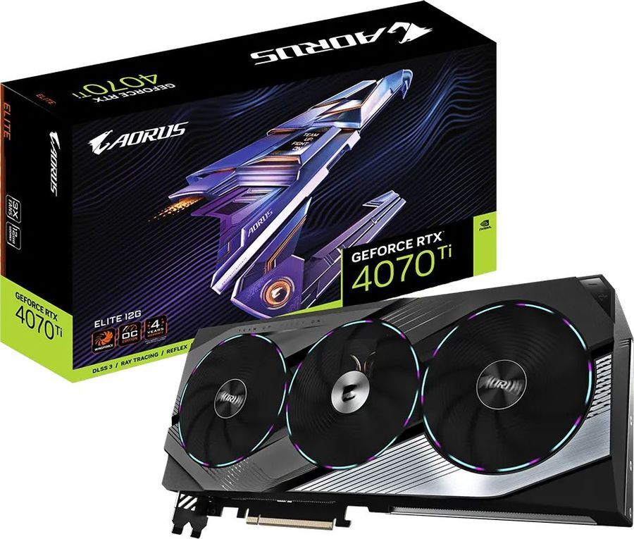 GIGABYTE GeForce RTX 4070 Ti 12GB GDDR6X 192bit Aorus Master / GV-N407TAORUS E-12GD