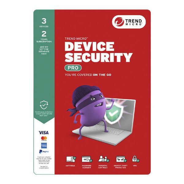 Trend Micro Device Security Pro / 3 Device / 24 Month / TI10978711