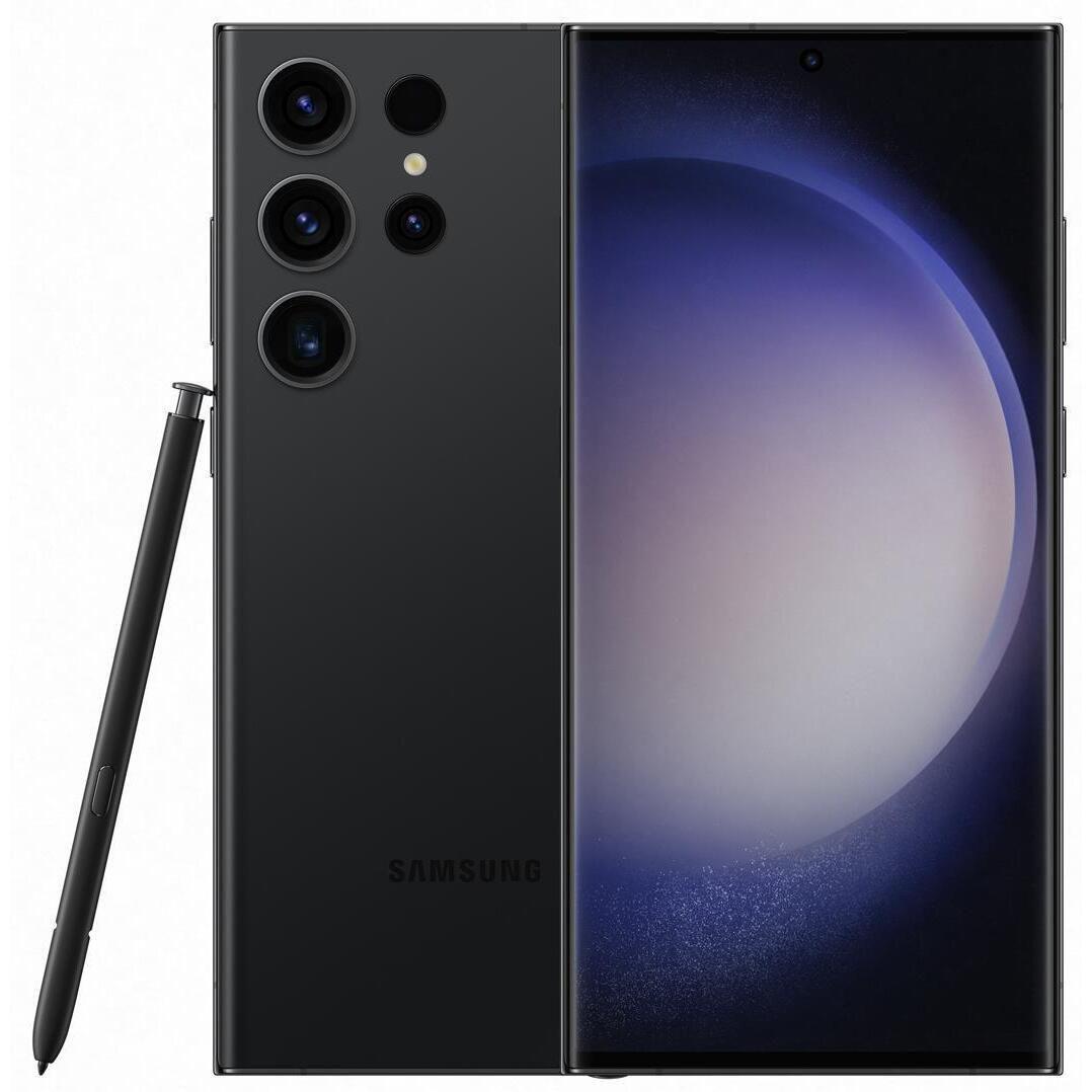 Samsung Galaxy S23 Ultra / 6.8 Dynamic AMOLED 2X 120Hz / Snapdragon 8 Gen 2 / 12GB / 256GB / 5000mAh / 200Mpix f1.7mm / S918 Black