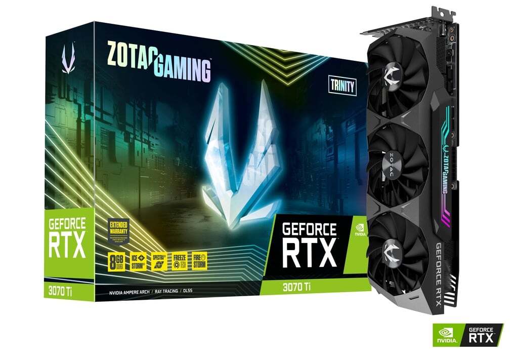 ZOTAC GeForce RTX 3070 Ti Trinity 8GB GDDR6X 256bit / ZT-A30710D-10P