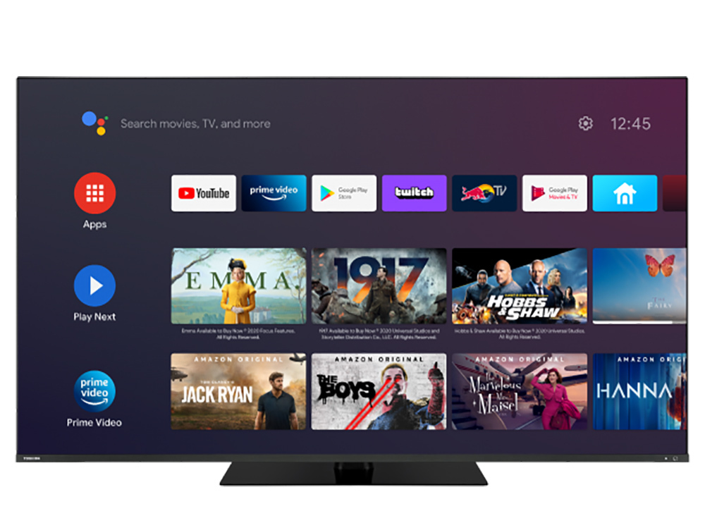 Toshiba 65QA7D63DG / 65 QLED UHD Android TV Sound by Onkyo
